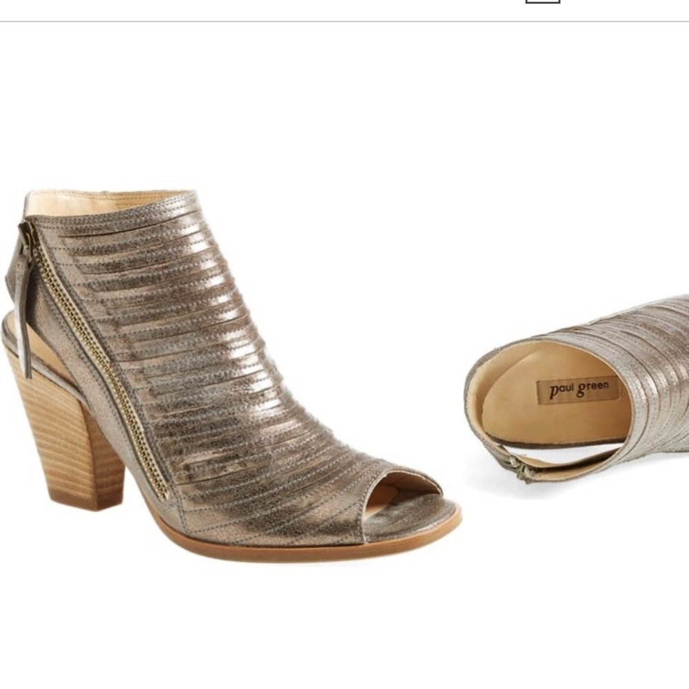 Paul green open toe booties